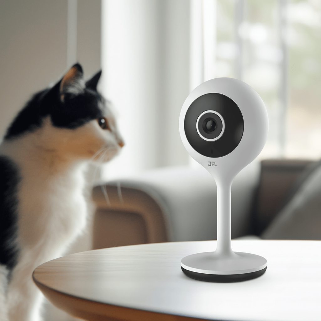 Câmera wi-fi conversar a distância, com a pessoa do ambiente