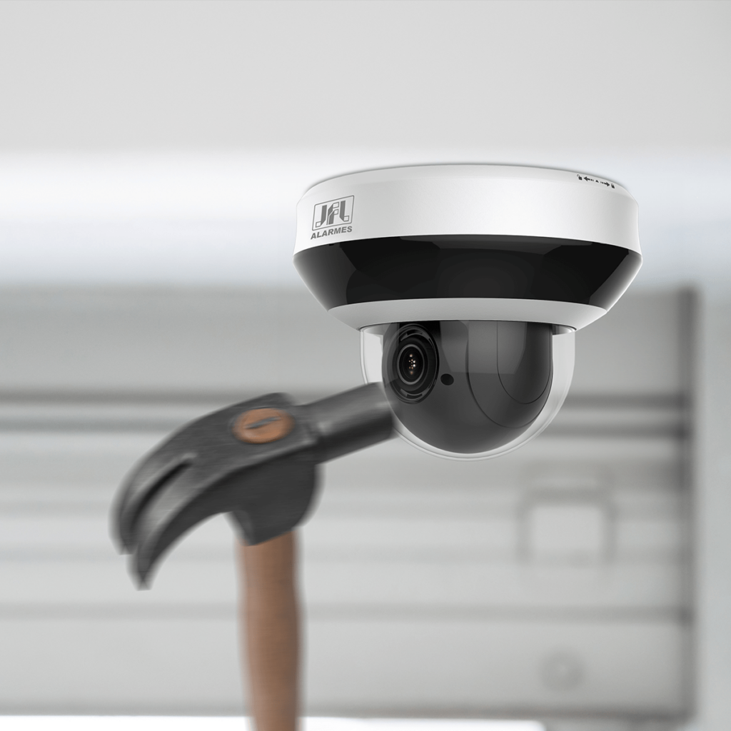 Câmera Speed Dome IP JFL Alarmes com IK10 e IP66