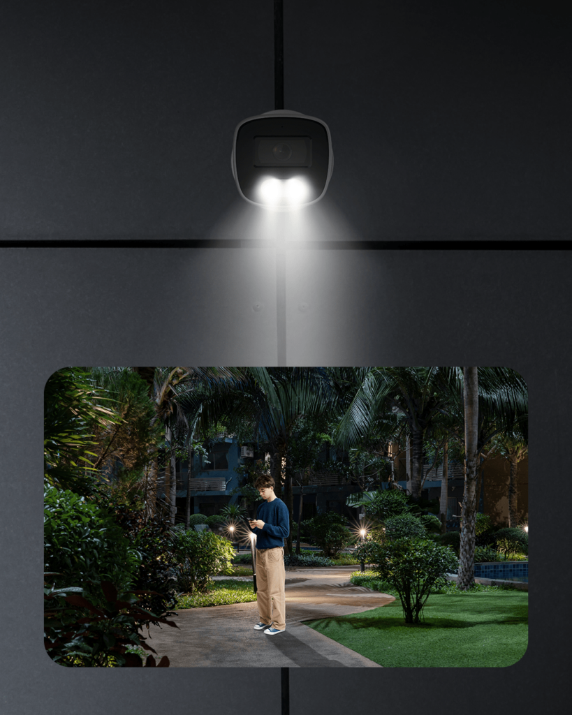 Tecnologia Hybrid Color JFL Alarmes Imagem colorida detecção de movimento